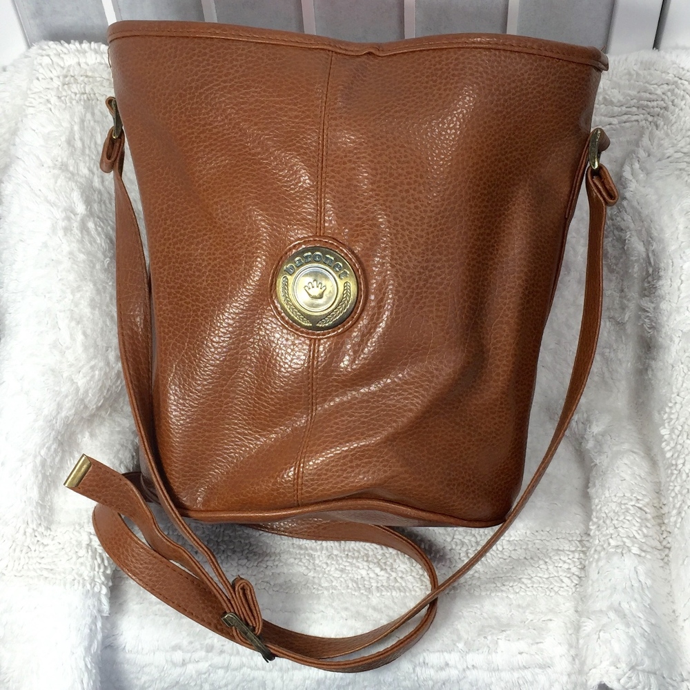 Vintage Baronet Leather Shoulder Bag